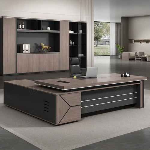 -For Luxury Computer Table Base Modern Executive Wooden Computer Desks Gaming Executive Escritorio Oficina Hotel Furnitur